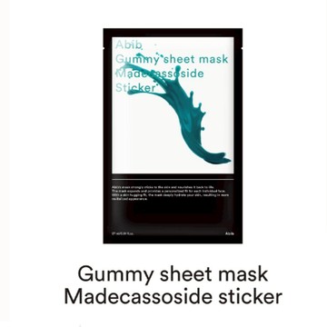 Abib口香糖積雪草面膜1入