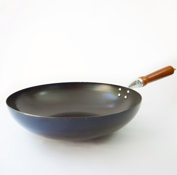 【微瑕商品】日本製 北京鐵炒鍋30cm