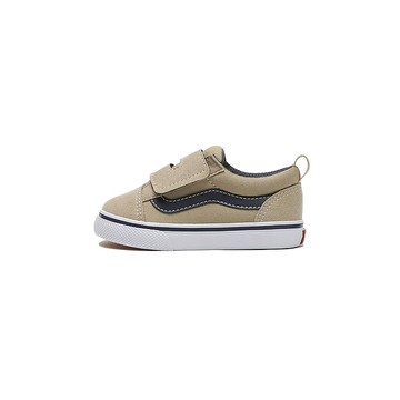 VANS 日線 童鞋 12-165(H) OLD SKOOL 魔鬼氈 休閒鞋 V253040003