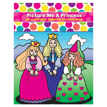 DO-A-DOT ART 點點畫冊：創意活動書  優雅公主  1本