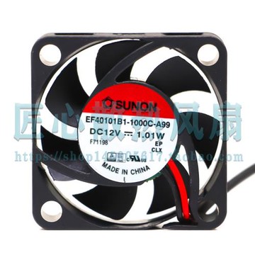 建準 EF40101B1-1000C-A99 G99 12V 1.01W 4010 4CM超靜音CPU風扇