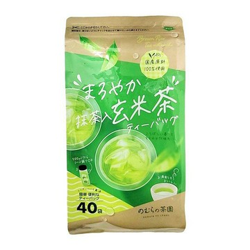 【江戶物語】野村茶園 抹茶入 玄米茶 茶包 40袋入 冷沖熱泡 保溫瓶 日式冷泡茶 業務用 nihoncha 日本進口