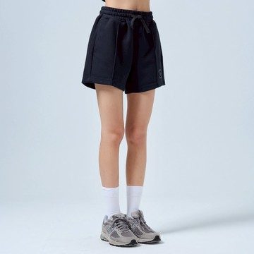 【ERSS】女裝 運動褲 運動短褲 休閒短褲 休閒褲 精緻 刺繡 運動風 黑色【S20128】