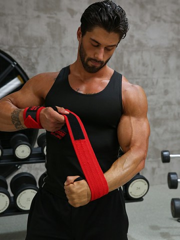 地獄犬運動健身健美力量腱鞘炎臥推專業訓練助力防扭傷護腕男款