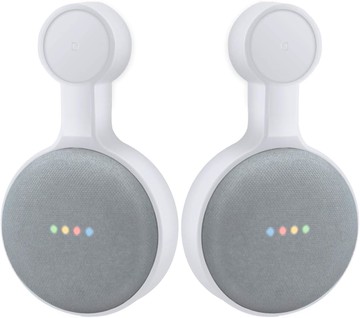 [4美國直購] 壁掛架 白 2入 適 Google Home Nest Mini 1 2 代 (音箱不包含在內)