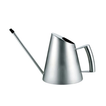 SALUS 佐藤金屬 不鏽鋼澆花器 L  1個  金屬銀色