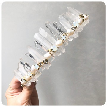 新娘水晶寶石頭飾