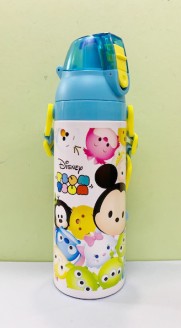 【震撼精品百貨】Micky Mouse_米奇/米妮 ~迪士尼Q版不鏽鋼直飲水壺-綜合#30105