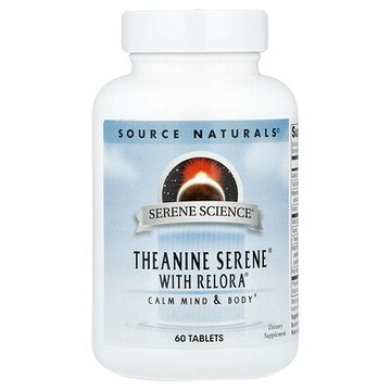 Source Naturals, Serene Science，Theanine Serene with Relora，60 片