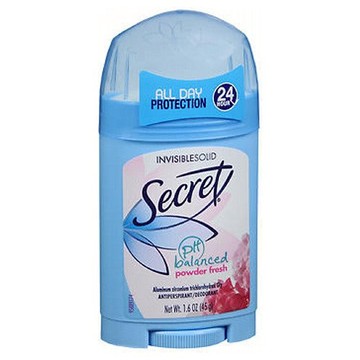 Secret Anti-Perspirant Deodorant Invisible Solid Powder Fresh 1.6 oz by Secret