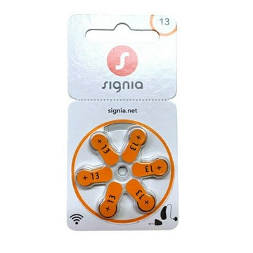 【德國製】西嘉 sIgnia 助聽器電池 13A 6顆/排