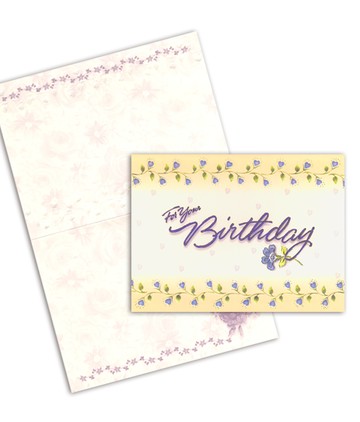 1A 生日卡 50張 / 包 C2262【APP滿額下單10%點數(單一帳號最高5000點)】1/31止