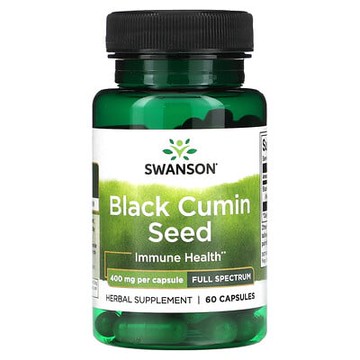 Swanson, 黑小茴香籽，多面，400 毫克，60 粒膠囊