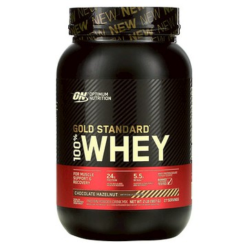 Optimum Nutrition, Gold Standard 全乳清蛋白，巧克力榛子味，2 磅（907 克）