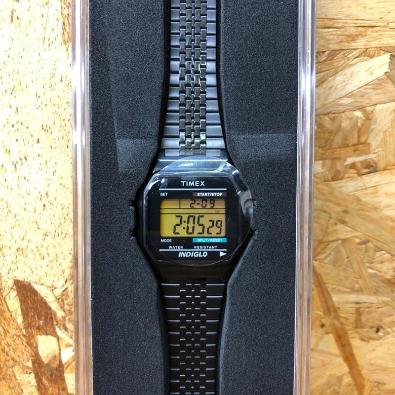 TIMEX × WDS CLASSC DIGITAL BLACK WIND AND SEA TIMEX X WDS CLASSIC