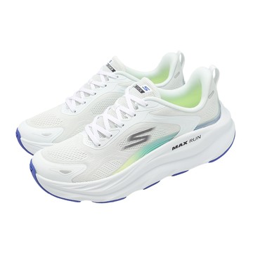 [ACS] Skechers 慢跑鞋 Max Run 女鞋 白 厚底 緩衝 支撐 運動鞋 129202WMLT