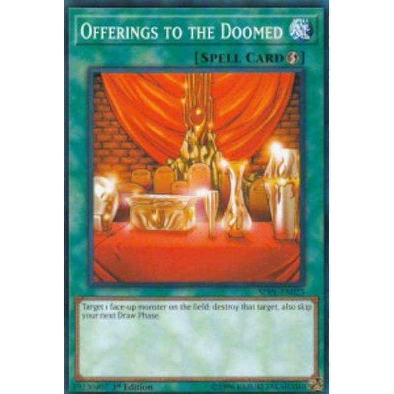 遊戯王 Sdpl En023 死者への供物 Offerings To The Doomed 英語版 1st Edition ノーマル Powercode Link Structure Deck 通販 Lineポイント最大1 0 Get Lineショッピング