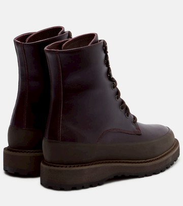 Le Monde Béryl Dolomite leather lace-up boots