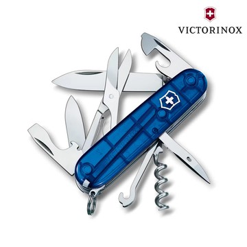 【VICTORINOX】Climber Sapphire瑞士刀1.3703.T2 / 城市綠洲 (瑞士維氏、多功能、簡易工具、登山露營、居家旅遊)