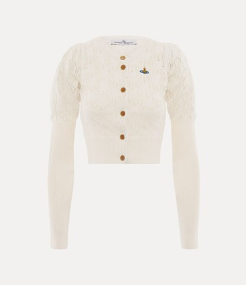Vivienne Westwood Ella Cardigan Cotton Cream S Women