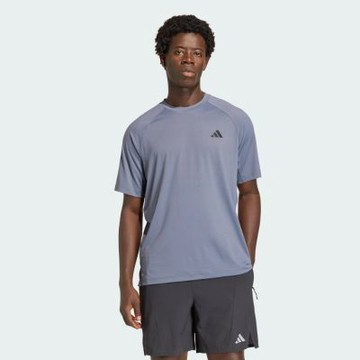 adidas 愛迪達 短袖上衣 男 涼感 吸濕排汗 TECHESS TEE 青灰 KS5576
