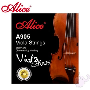 Alice 愛麗絲 中提琴弦 A905-鋼弦-整組1-4弦-愛樂芬音樂