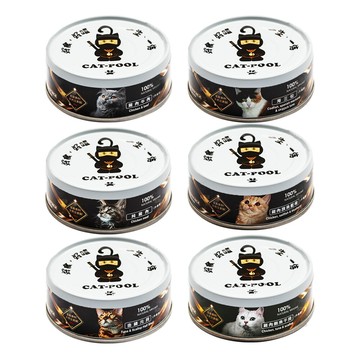 毛豆寵物貓侍 catpool  低敏食材 貓主食罐 80g