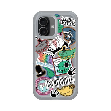 iPhone 17 AirX 流變灰 - 怪奇事物所 Incrediville - 怪奇貼紙簿