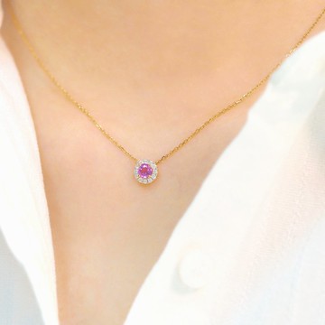 高貴階級的 Adelaide | 單圈 | 18K金鑽石頸鏈 (可客製化)