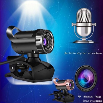 USB攝像頭高清電腦攝像頭視頻高清免驅帶麥 免運 開發票