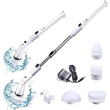 【日本代購-現貨】Jesopb Turbo Scrub 浴缸清潔刷浴缸拋光 窗戶清潔浴缸清潔電動刷