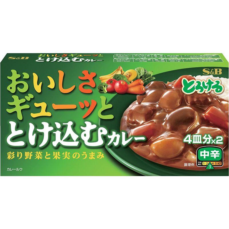 SB とろけるおいしさギューッととけ込むカレー 中辛 140g×5個