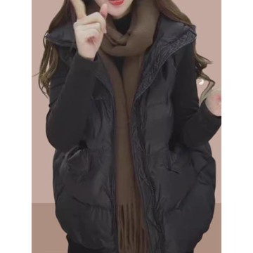 羽絨馬甲女款2025秋冬季新款背心女士復古棉馬夾外穿爆款小個子