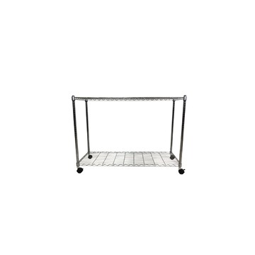 我塑我形 120 x 45 x 80 cm MIT耐重移動式萬用鐵力士鍍鉻二層收納架 置物架 鐵力士架 二層架
