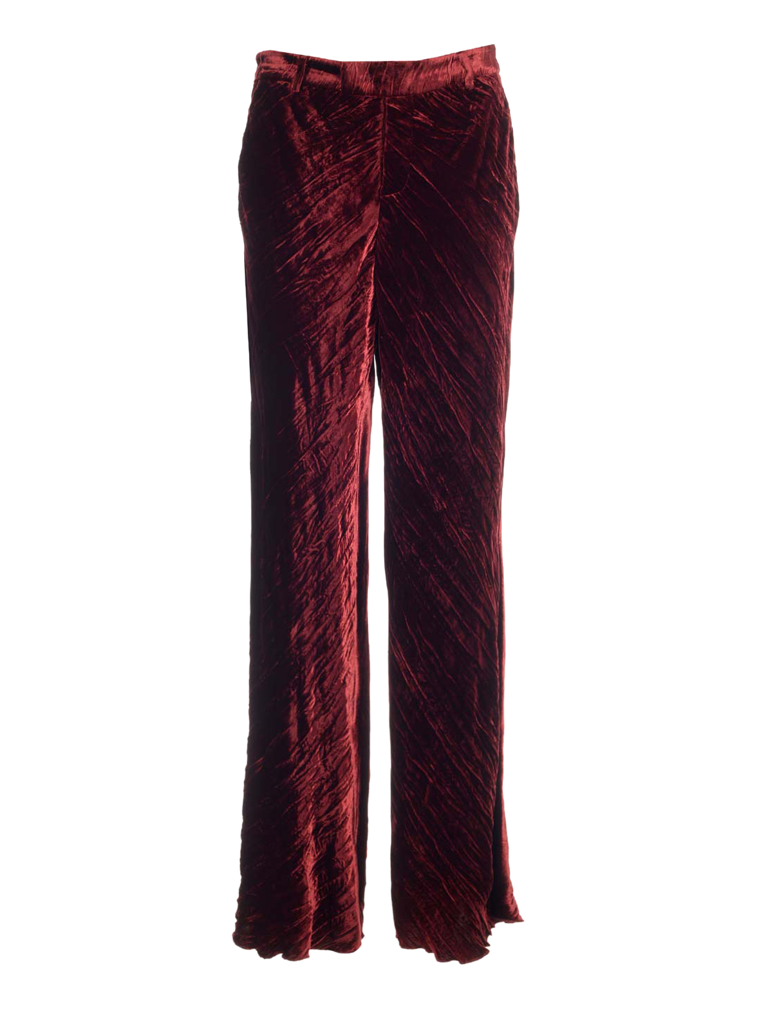 Women's Trousers - Etro - In Burgundy Synthetic Fibers