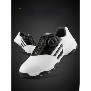 PGM兒童高爾夫球鞋男童防水旋鈕鞋帶青少年專利防側滑golf運動鞋