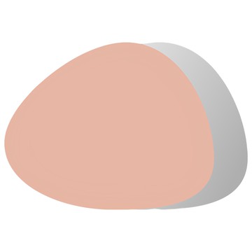 Hoom 禾慕生活 餐杯墊4入組  香梅粉 + 銀色  41 x 34cm  1組