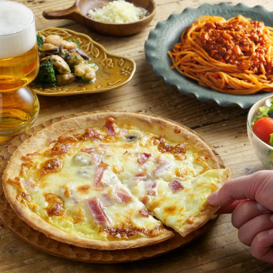 ミラノ風 カルボナーラ ピッツアピザ 冷凍 冷凍ピザ クリスピー 冷凍食品 mcc 8インチ 業務用 一人暮らし 夜食