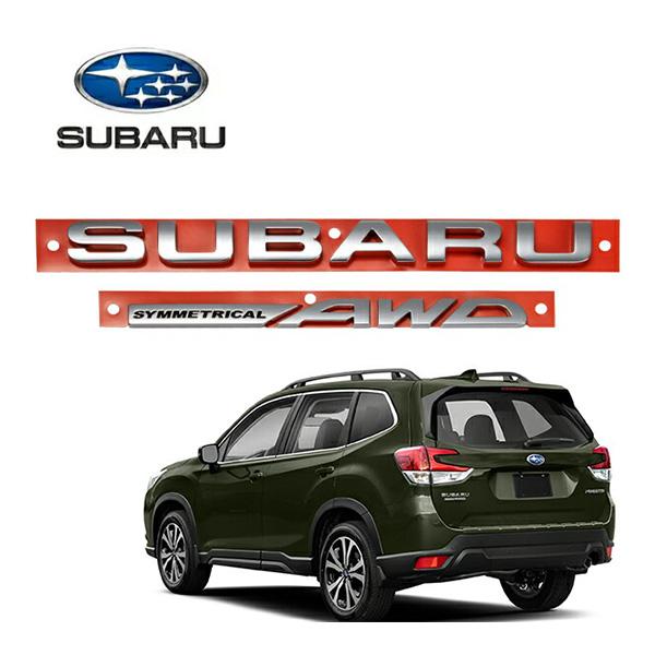 USスバル純正 SUBARU SYMMETRICAL AWD リアエンブレム ゲート