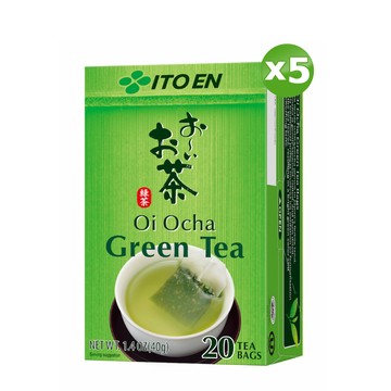 伊藤園 Oi Ocha綠茶茶包(2gx20入/盒)x5盒