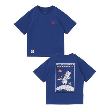 CHUMS Kids Space Booby Spaceship Pocket T 中大童 短袖上衣 藍色 CH211431A001