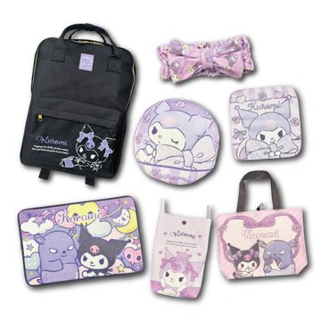 【震撼精品百貨】酷洛米_Kuromi~日本SANRIO三麗鷗 酷洛米2024年福袋(後背包/7件組)*15776