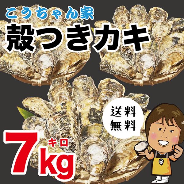 殻付牡蠣７kg　坂越産