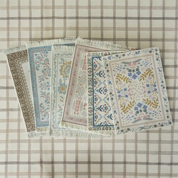 『百貨屋二號』餐墊棉線編織北歐風高顏值隔熱布藝編織防燙墊子碗墊砂鍋墊茶杯墊