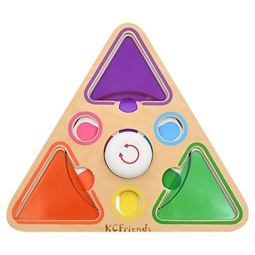 KCFriends 色板配對 透過色彩配對遊戲 學習辨認色彩 木材通過檢驗安全無毒 使用環保水性漆  1組