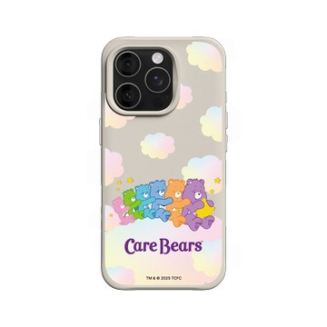 iPhone 16 Pro SolidX 貝殼灰 - Care Bears - 雲朵綿綿