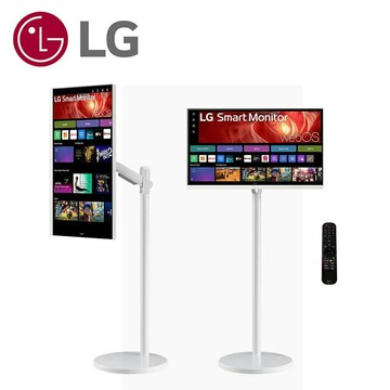 【LG 樂金】32型 HoMIE機 Pro 3S 移動式智慧聯網螢幕組｜單純配送【三井3C】