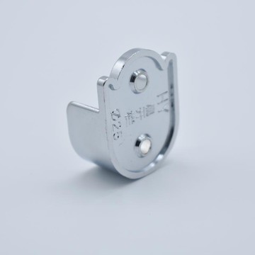 衣桿開口法蘭座19225側法蘭衣桿固定座衣柜配件掛衣桿五金管托座