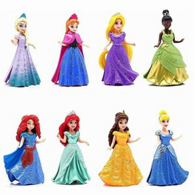 ディズニープリンセス 8 Pc Doll Gift Set 3 75 Disney Princess Featuring Anna And Elsa From Frozen 通販 Lineポイント最大1 0 Get Lineショッピング