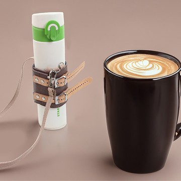 【楓牛革】手作製作可調式環保杯提帶